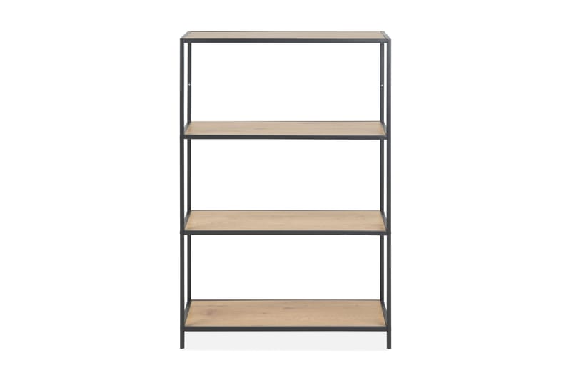 Kirjahylly Walmon 77x114 cm - Musta/Ruskea - Säilytys - Hylly - Kirjahylly
