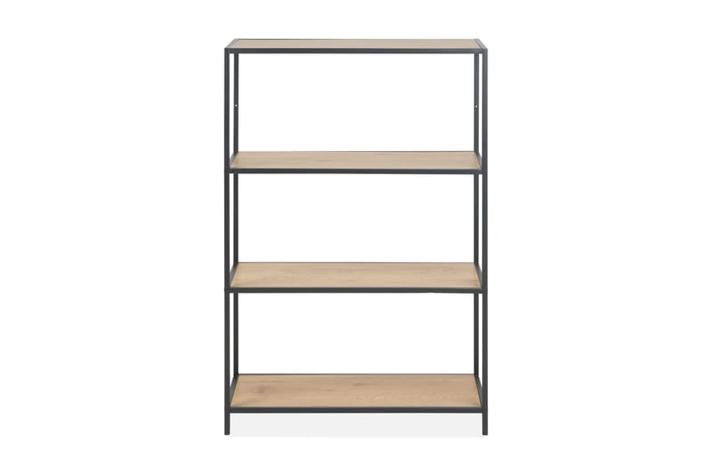 Kirjahylly Walmon 77x114 cm - Musta/Ruskea - Säilytys - Hylly - Kirjahylly