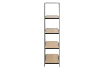 Kirjahylly Walmon 77x150 cm - Musta/Ruskea - Säilytys - Hylly - Kirjahylly
