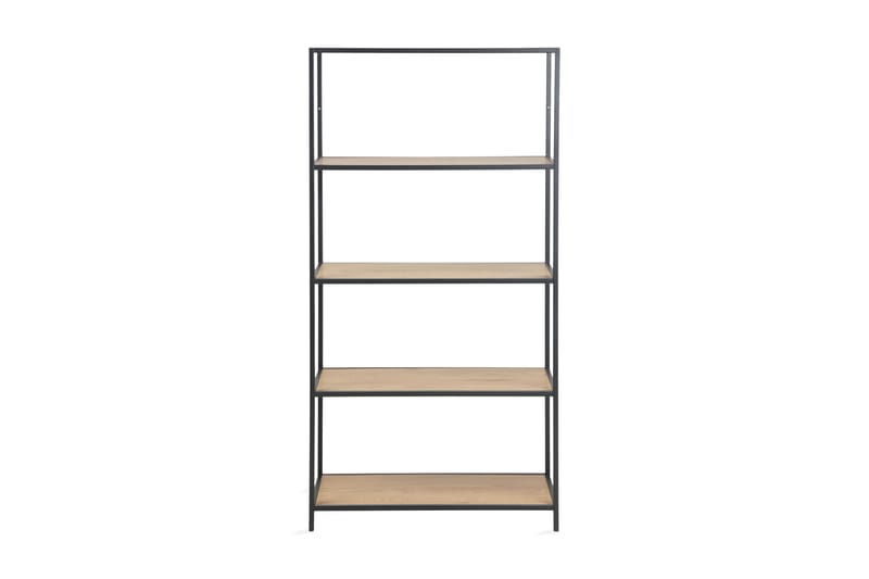 Kirjahylly Walmon 77x150 cm - Musta/Ruskea - Säilytys - Hylly - Kirjahylly