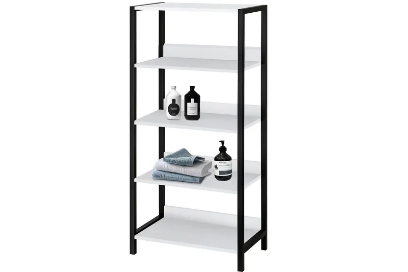 Kirjahylly Whyer 35x60 cm - Valkoinen/Musta - Säilytys - Hylly - Kirjahylly