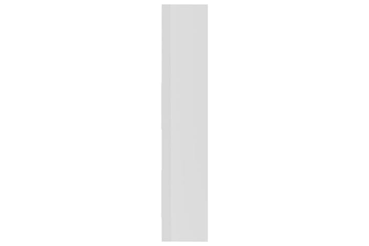 Kirjahylly korkeakiilto valkoinen 40x35x180 cm lastulevy - Kirjahylly - Hylly