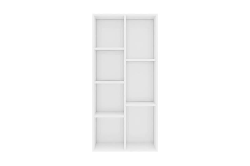 Kirjahylly korkeakiilto valkoinen 50x25x106 cm lastulevy - Säilytys - Hylly - Kirjahylly