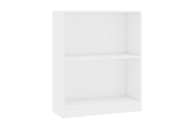 Kirjahylly korkeakiilto valkoinen 60x24x74,5 cm lastulevy - Valkoinen - Säilytys - Hylly - Kirjahylly