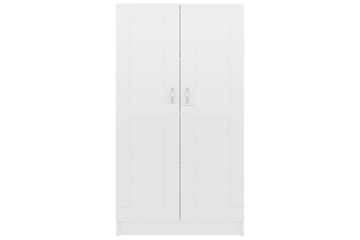 Kirjahylly korkeakiilto valkoinen 82,5x30,5x150 cm lastulevy - Valkoinen - Säilytys - Hylly - Kirjahylly