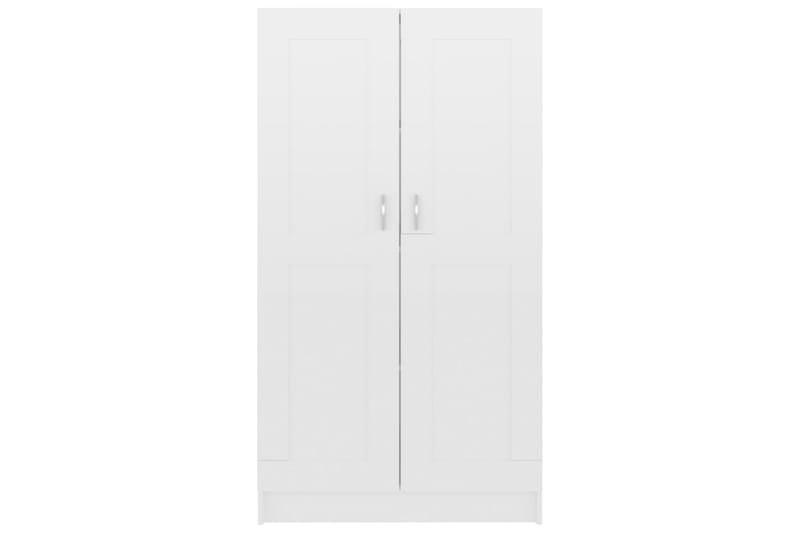 Kirjahylly korkeakiilto valkoinen 82,5x30,5x150 cm lastulevy - Valkoinen - Säilytys - Hylly - Kirjahylly