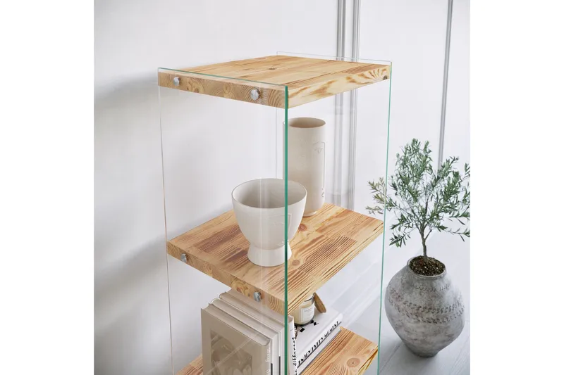 Kirjahylly Kruisland 120x40 cm - Luonnonväri - Säilytys - Hylly - Kirjahylly