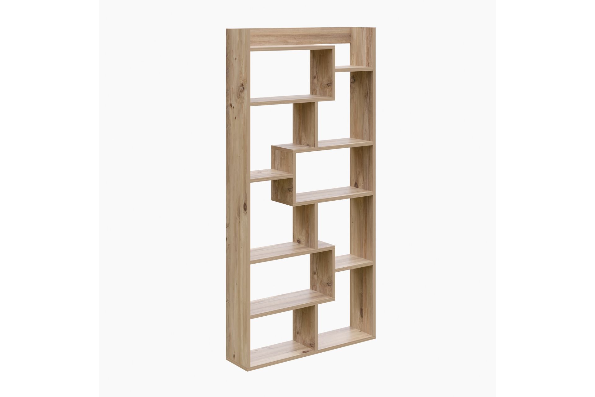 Kirjahylly Kuttap 90x22 cm 5 hyllyä - Luonnonväri - Säilytys - Hylly - Kirjahylly