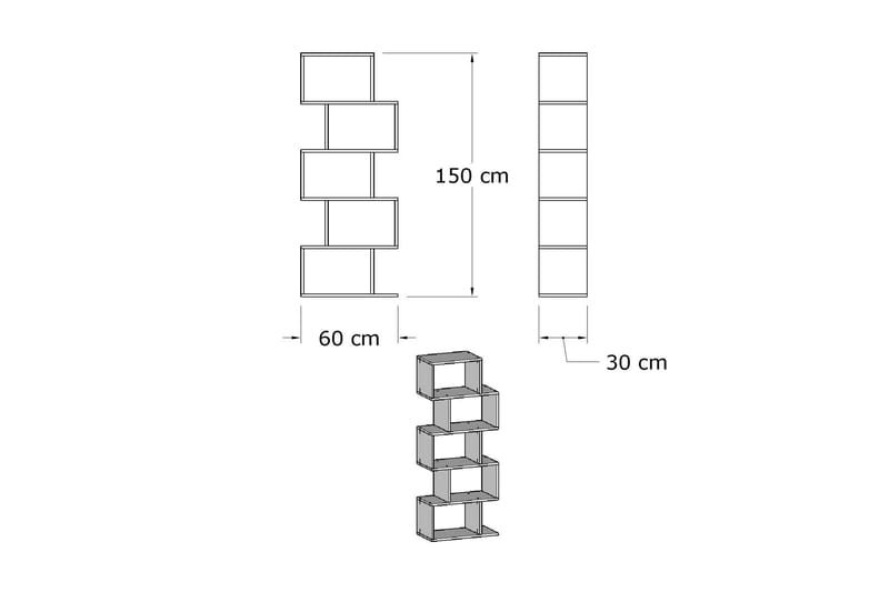Kirjahylly Lalenius - Säilytys - Hylly - Kirjahylly