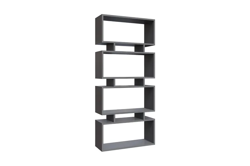 Kirjahylly Leadgate 72x25 cm, Antrasiitti