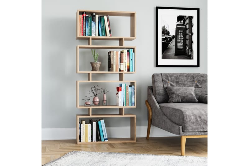 Kirjahylly Leadgate 72x25 cm - Luonnonväri - Säilytys - Hylly - Kirjahylly