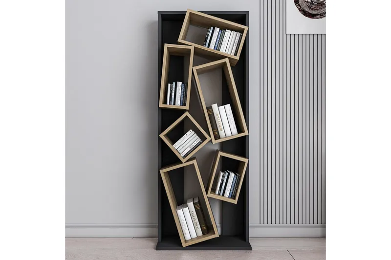 Kirjahylly Lellte 63 cm - Tammi - Säilytys - Hylly - Kirjahylly