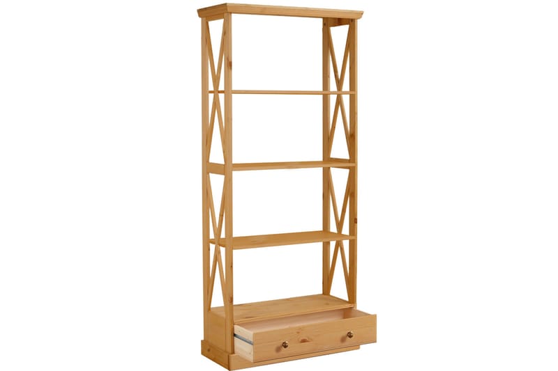 Kirjahylly Lennar 33x80 cm - Luonnonväri - Säilytys - Hylly - Kirjahylly