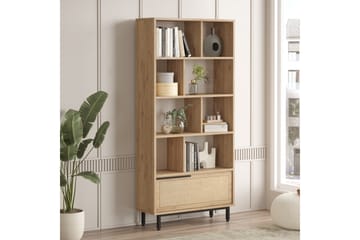 Kirjahylly Liyakat 83,9 cm - Tammi - Säilytys - Hylly - Kirjahylly