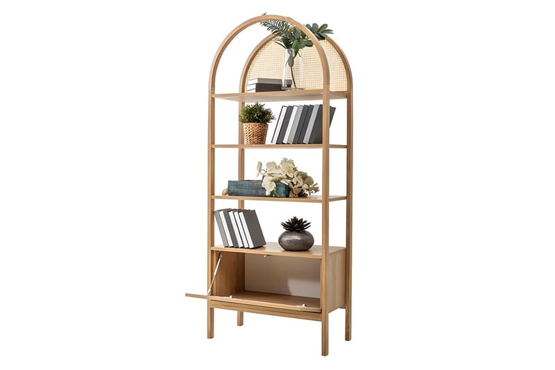 Kirjahylly Makwana 75 cm - Natural - Säilytys - Hylly - Kirjahylly