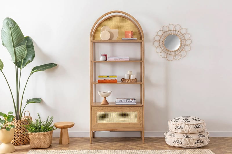 Kirjahylly Makwana 75 cm - Natural - Säilytys - Hylly - Kirjahylly