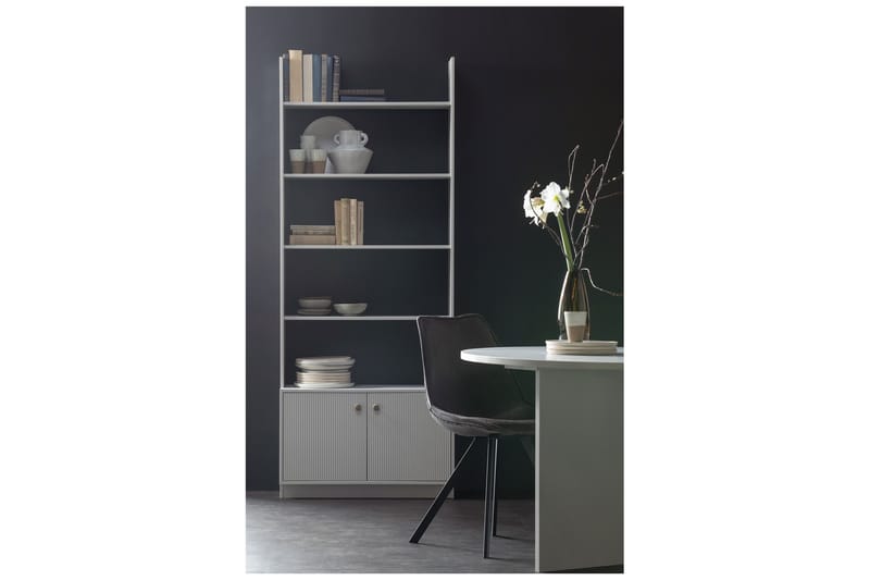 Kirjahylly Moluskebi 35x80 cm - Harmaa - Säilytys - Hylly - Kirjahylly