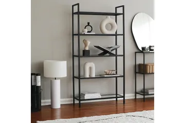 Kirjahylly Morsas 165x80 cm - Musta - Säilytys - Hylly - Kirjahylly