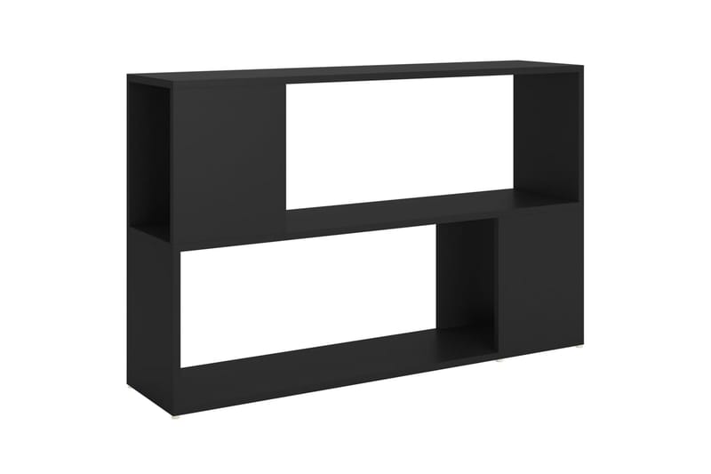 Kirjahylly musta 100x24x63 cm lastulevy - Musta - Säilytys - Hylly - Kirjahylly