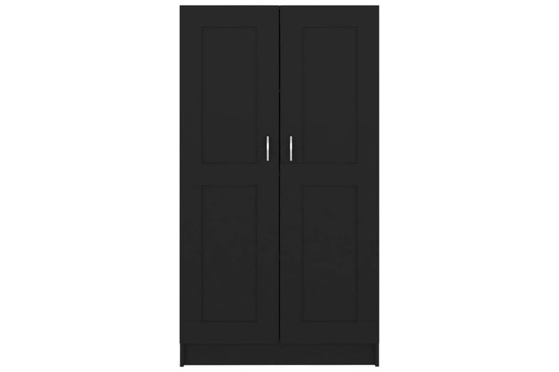 Kirjahylly musta 82,5x30,5x150 cm lastulevy - Musta - Säilytys - Hylly - Kirjahylly