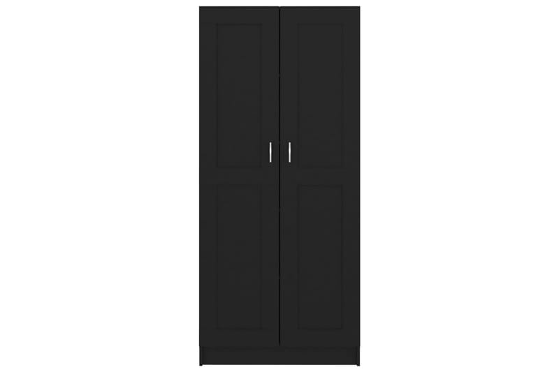 Kirjahylly musta 82,5x30,5x185,5 cm lastulevy - Musta - Säilytys - Hylly - Kirjahylly