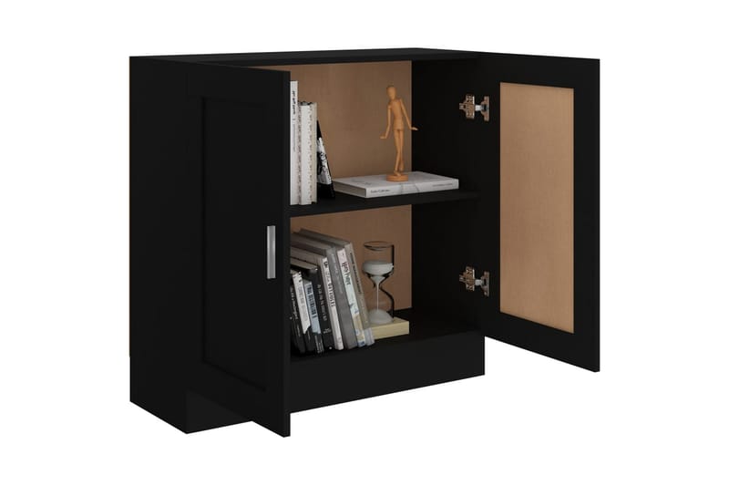 Kirjahylly musta 82,5x30,5x80 cm lastulevy - Musta - Säilytys - Hylly - Kirjahylly