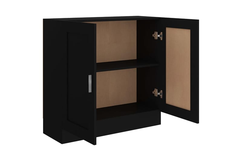 Kirjahylly musta 82,5x30,5x80 cm lastulevy - Musta - Säilytys - Hylly - Kirjahylly