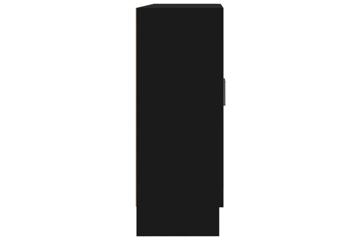 Kirjahylly musta 82,5x30,5x80 cm lastulevy - Musta - Kirjahylly - Hylly