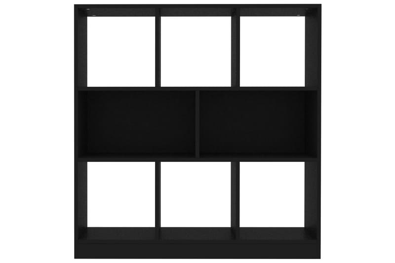 Kirjahylly musta 97,5x29,5x100 cm lastulevy - Musta - Säilytys - Hylly - Kirjahylly
