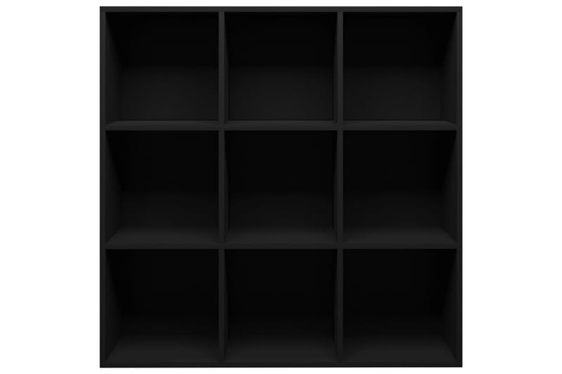 Kirjahylly musta 98x30x98 cm lastulevy - Säilytys - Hylly - Kirjahylly