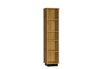 Kirjahylly - Musta/Tammi - Säilytys - Hylly - Kirjahylly