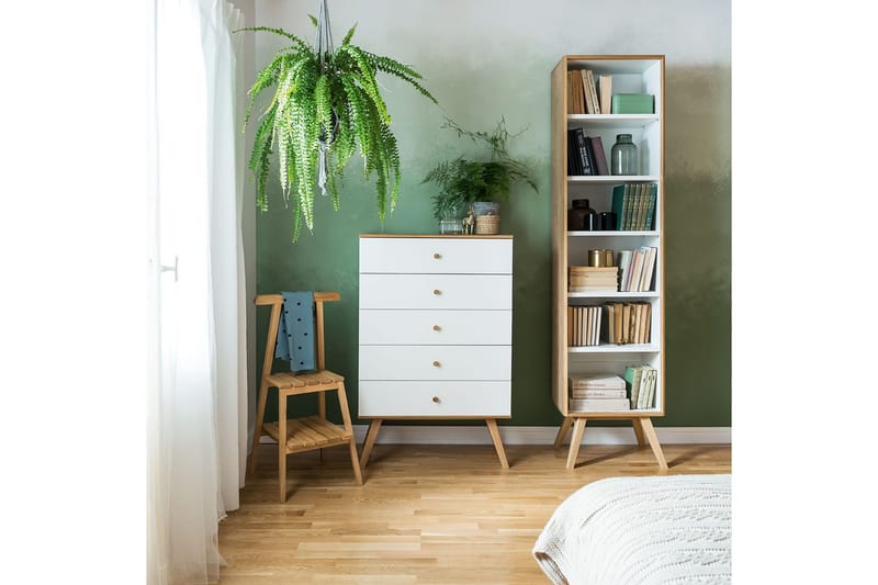 Kirjahylly Nature Luonnonväri/Valkoinen - VOX - Säilytys - Hylly - Kirjahylly