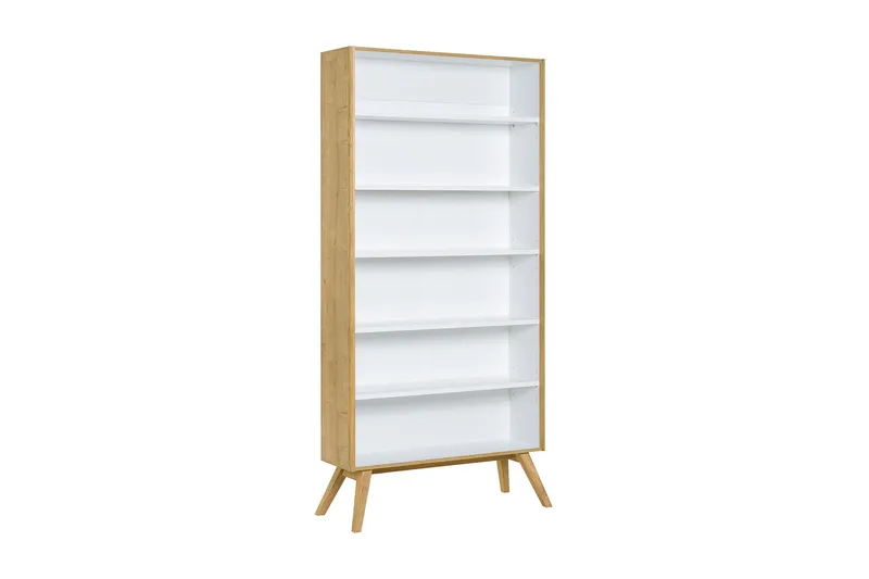 Kirjahylly Nature Valkoinen/Luonnonväri, VOX