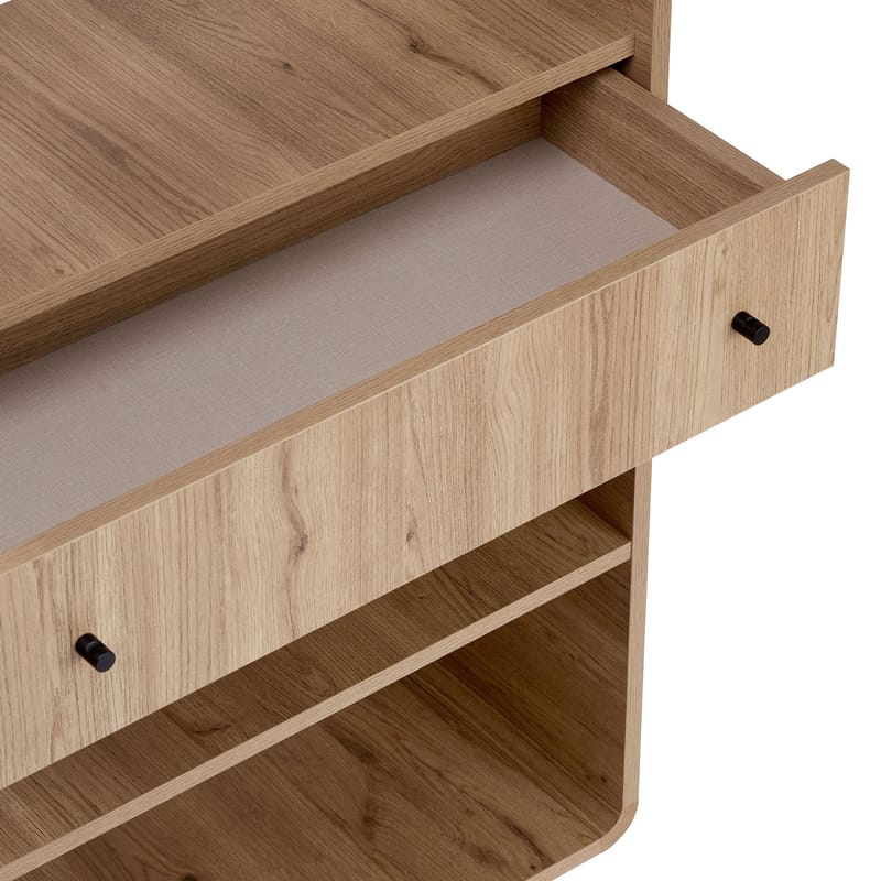 Kirjahylly Nordure Senza (78 x 153 x 34 cm) Tammi - Tammi - Säilytys - Hylly - Kirjahylly