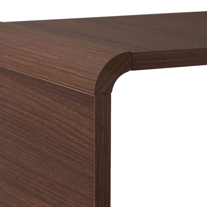 Kirjahylly Nordure Senza (78 x 153 x 34 cm) Pähkinä - Pähkinä - Säilytys - Hylly - Kirjahylly