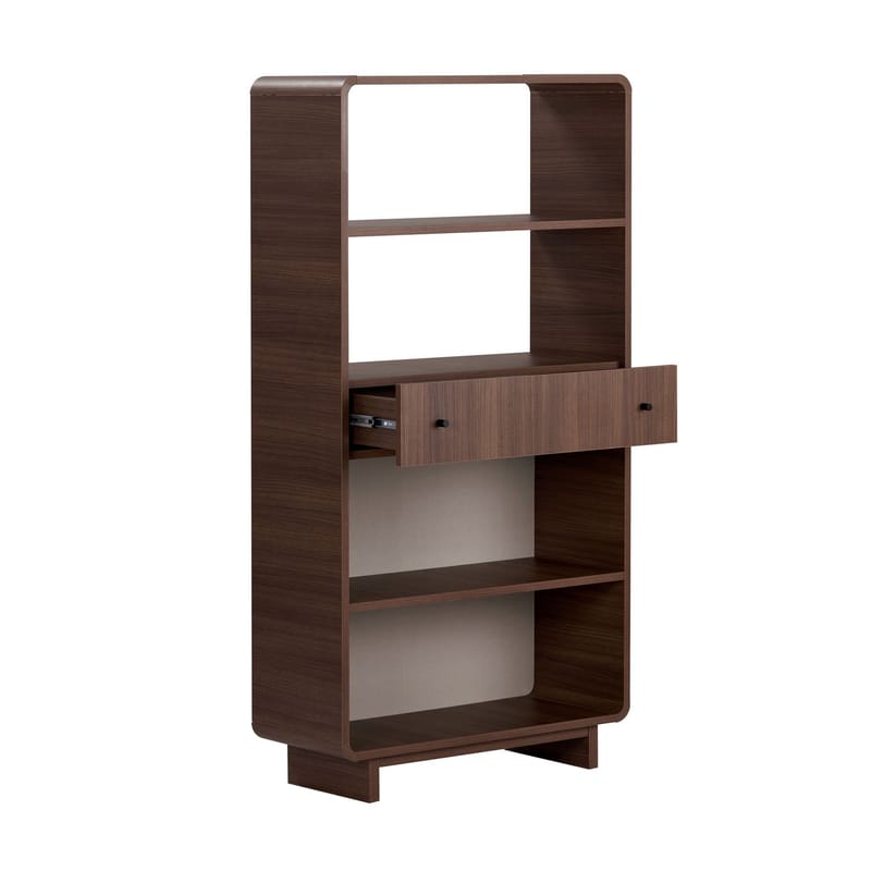 Kirjahylly Nordure Senza (78 x 153 x 34 cm) Pähkinä - Pähkinä - Säilytys - Hylly - Kirjahylly