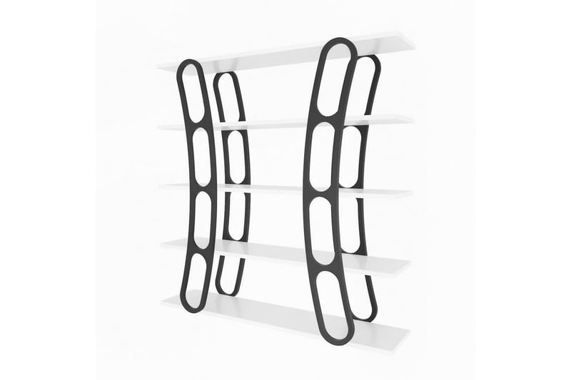 Kirjahylly Quenla Valkoinen / Musta, Valkoinen / Musta