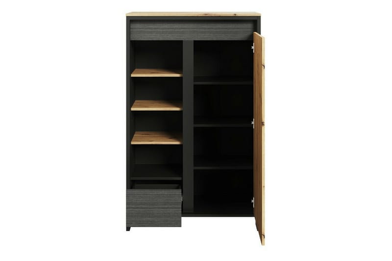 Kirjahylly Rathmore 87x38 cm - Musta - Säilytys - Hylly - Kirjahylly