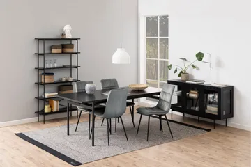 Kirjahylly Ricketts 172 cm - Musta - Säilytys - Hylly - Kirjahylly