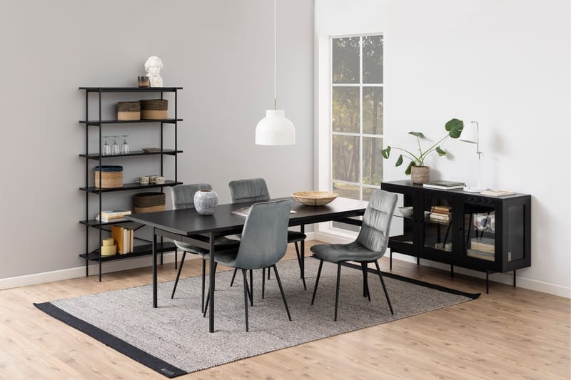 Kirjahylly Ricketts 172 cm - Musta - Säilytys - Hylly - Kirjahylly