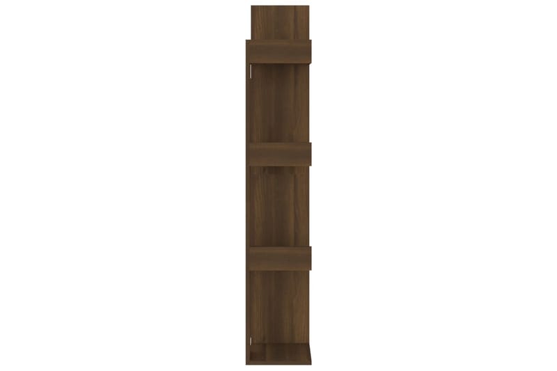 Kirjahylly ruskea tammi 48x25,5x140 cm tekninen puu - Ruskea - Säilytys - Hylly - Kirjahylly