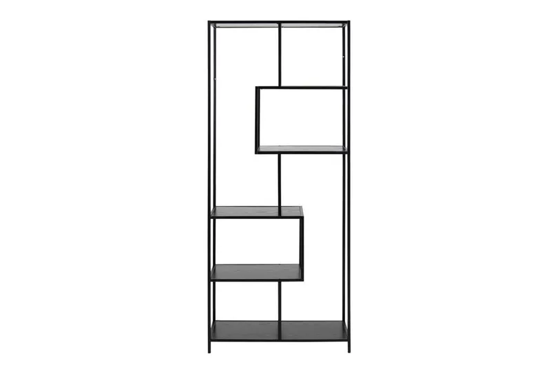 Kirjahylly Seaford Tammi/Musta - Säilytys - Hylly - Kirjahylly