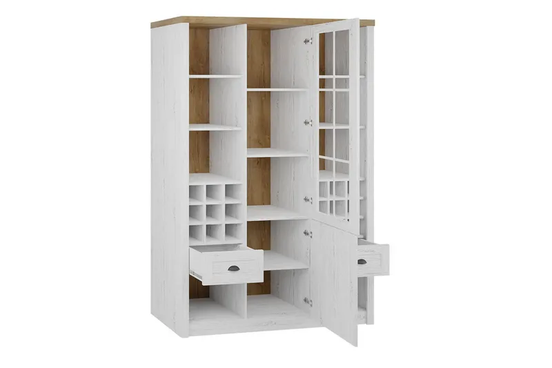 Kirjahylly Sederon 140 cm - Vihreä/Puu - Säilytys - Hylly - Kirjahylly