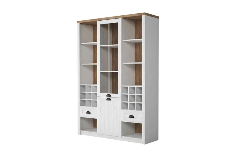 Kirjahylly Sederon 140 cm, Vihreä/Puu