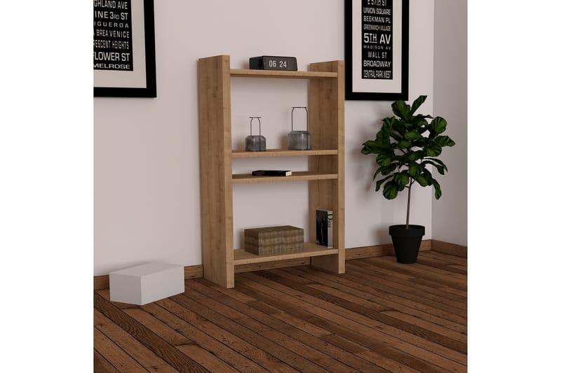 Kirjahylly Sharmonique 52 cm - Pähkinä - Säilytys - Hylly - Kirjahylly