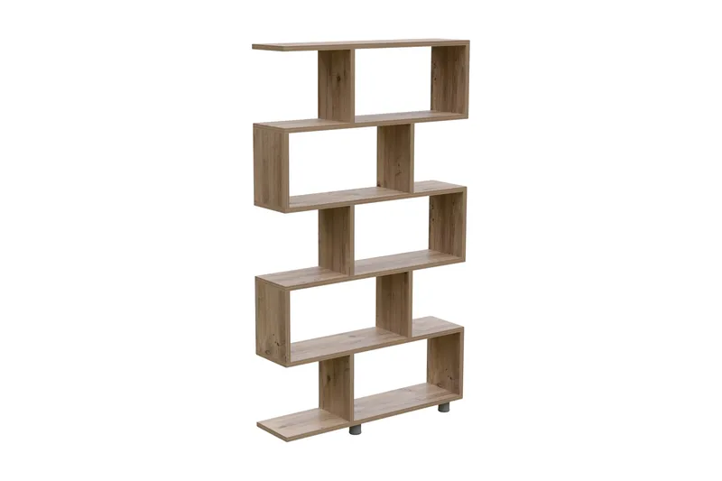 Kirjahylly Simonstad 156x20 cm 5 hyllyä, Luonnonväri