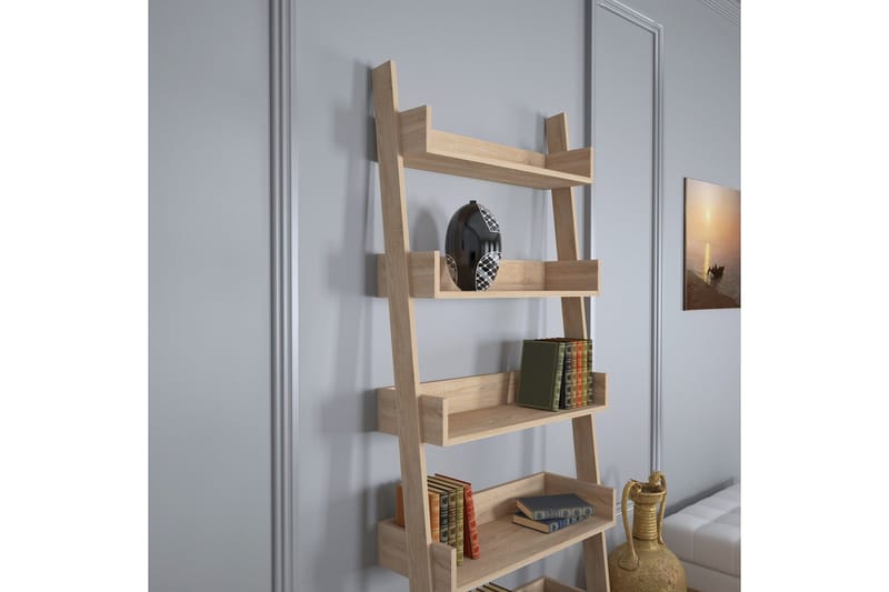 Kirjahylly Skoglund - Ruskea - Säilytys - Hylly - Tikashylly