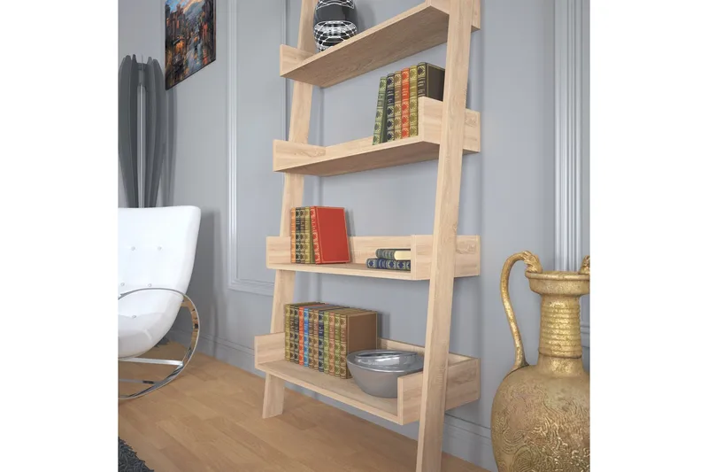 Kirjahylly Skoglund - Ruskea - Säilytys - Hylly - Tikashylly