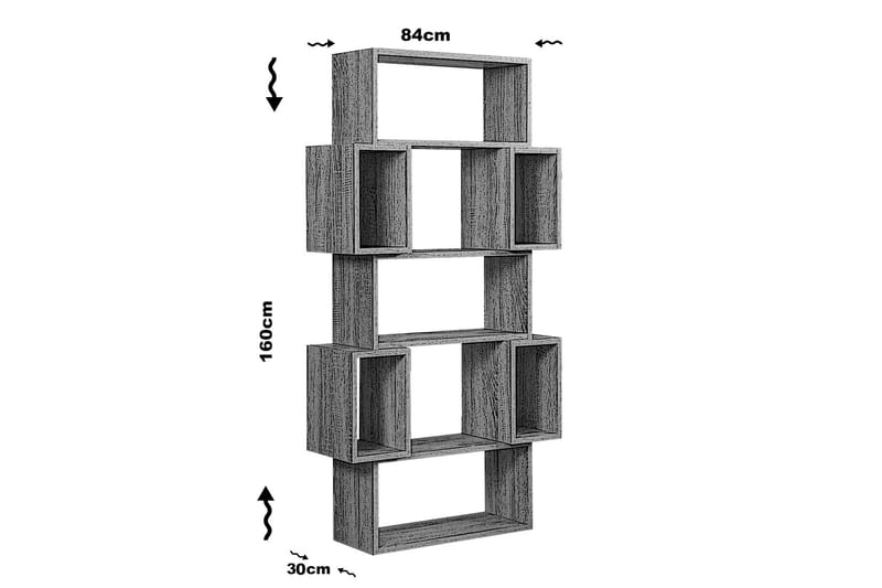 Kirjahylly Skoglund - Tammi - Säilytys - Hylly - Kirjahylly