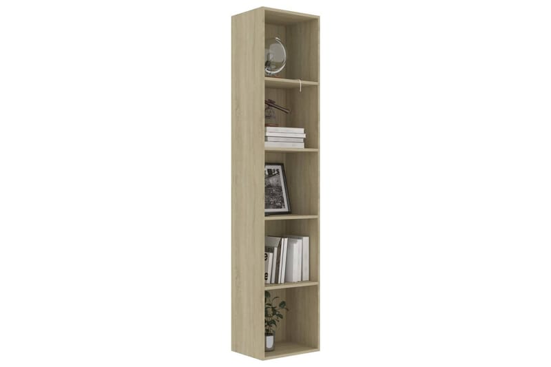 Kirjahylly Sonoma-tammi 40x30x189 cm lastulevy - Ruskea - Säilytys - Hylly - Kirjahylly